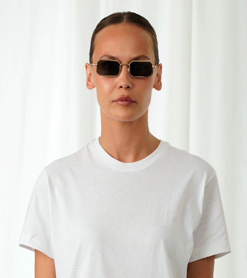  اكسبليست باوتس نظارات شمسية أنيقة للجنسين من مورفي ذهبي - رمادي - Image 4