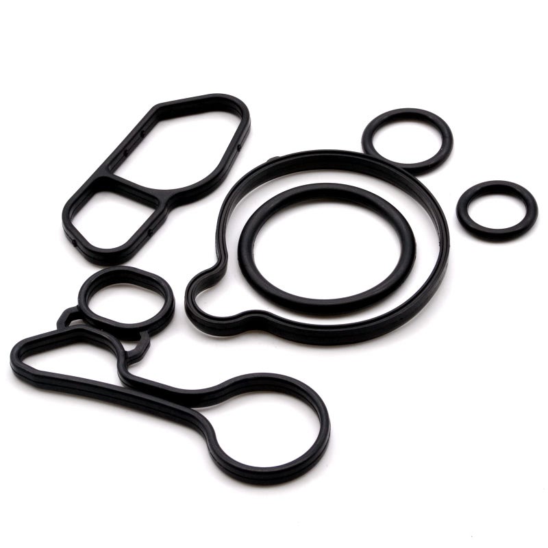 HAOTOM Engine Oil Cooler Filter Housing Gasket Set Compatible For Chevrolet Cruze Limited Sonic Trax 14L Turbo 20112018 Buick Encore 14L 20132017 Oil Cooler Thermostat Housing Seals Gasket Kit