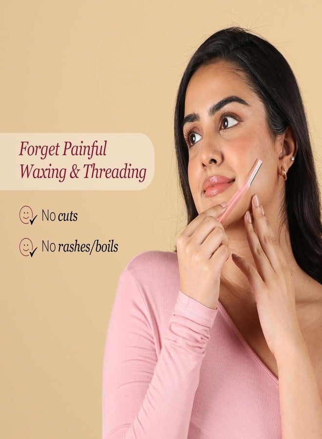 Carmesi Face and Body Shaving Combo | 3 Face Razors and 1 Body Razor Swing | Instant & Painless Hair Removal | Smooth & Glowing Skin | Hygienic & Safe - Image 3
