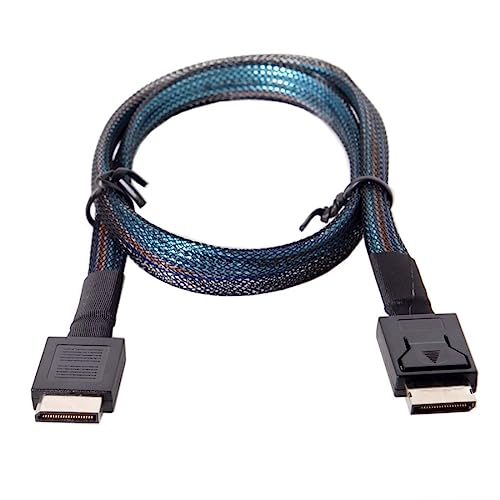 chenyang SFF-8611 Cable OCuLink PCIe PCI-Express 4.0 SFF-8611 4i Male to SFF-8611 Male Data Extension Cable 50cm for eGPU GPD Win Max2 External Graphics Card & SSD - Image 1
