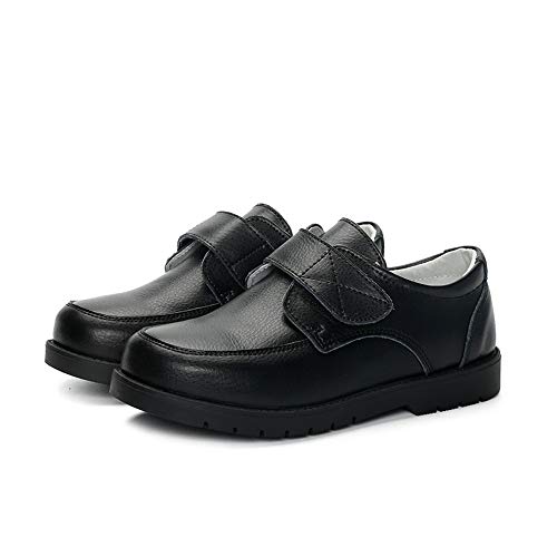 ALPHELIGANCE Kids Boys Dress Oxford Wedding Church Shoes School Uniform Dress Shoes 3 Little Kid(Loafer 615black28) - Image 3