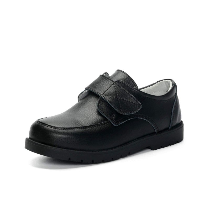 ALPHELIGANCE Kids Boys Dress Oxford Wedding Church Shoes School Uniform Dress Shoes 3 Little Kid(Loafer 615black28) - Image 2