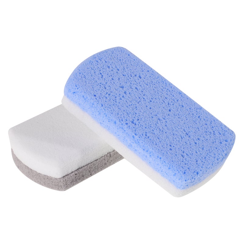 2pcs Double-color Coarse Remover Exfoliate Dead Skin and Calluses Home Foot File Foot File Foot Care Tools - Image 1