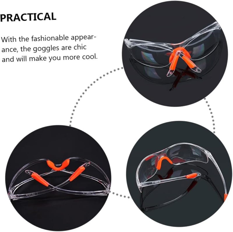 BESPORTBLE 4 Pack Anti Fog Scratch Resistant Safety Glasses ANSI Polycarbonate Eye Protection for Work Cycling - Image 4