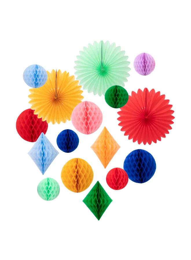 ميري ميري Rainbow Honeycomb Decoration Kit