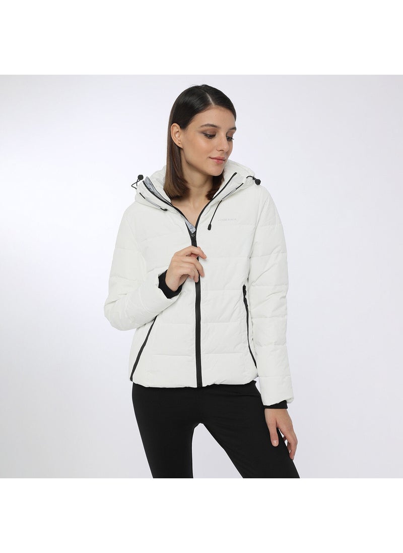 LUMBERJACK Apex Coat White Women's Coat  - Image 1