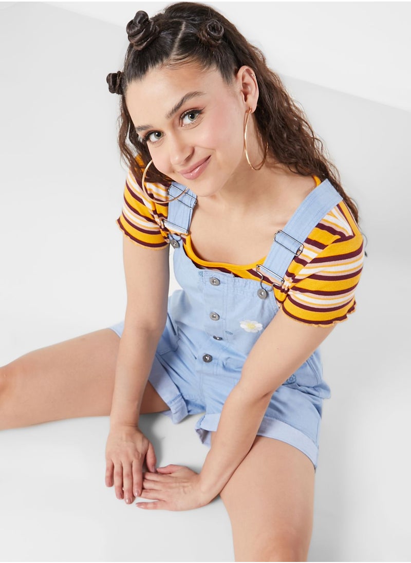 VANS - Oversized Floral Printed Playsuit - Image 1