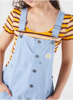 VANS Oversized Floral Printed Playsuit  - Image 3