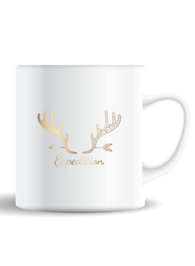 Theodor Premium Quality Two Sided Printed Coffee Mug Tea Cup Expedition For Home Office, Kids Men Women - Image 1