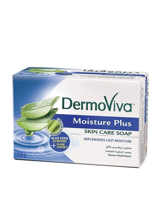 DermoViva - Dermoviva Moisture Plus Soap | Natural Hydro-Booting Complexes | Provides Hydration to Make Your Skin Soft - 125g - Image 1