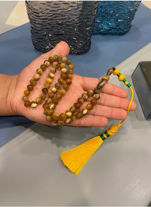 Deer Horn Prayer Beads For Men  60 Beads