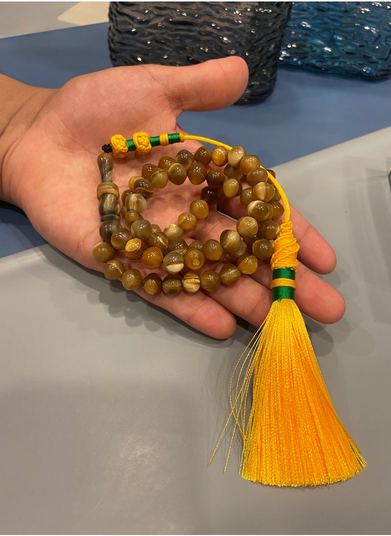 Deer Horn Prayer Beads For Men  60 Beads