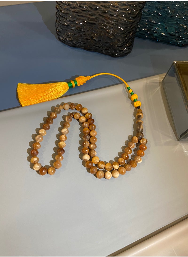 Deer Horn Prayer Beads For Men  60 Beads