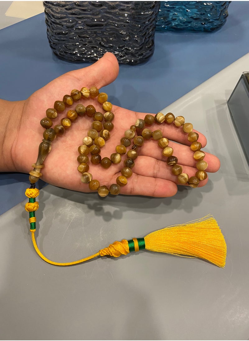 Deer Horn Prayer Beads For Men  60 Beads