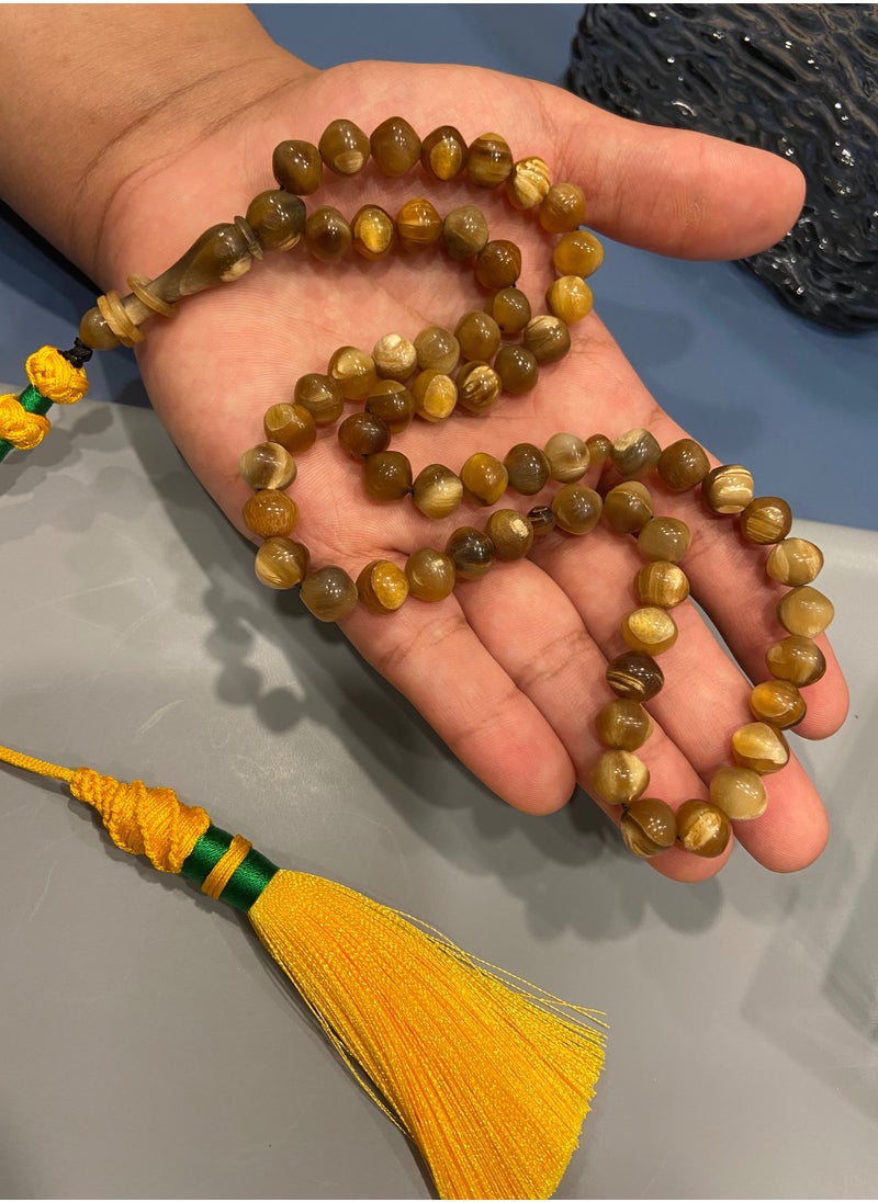 Deer Horn Prayer Beads For Men  60 Beads
