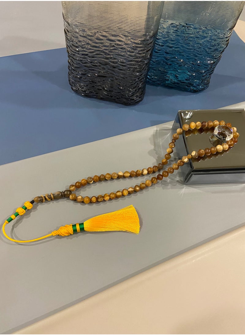 Deer Horn Prayer Beads For Men  60 Beads