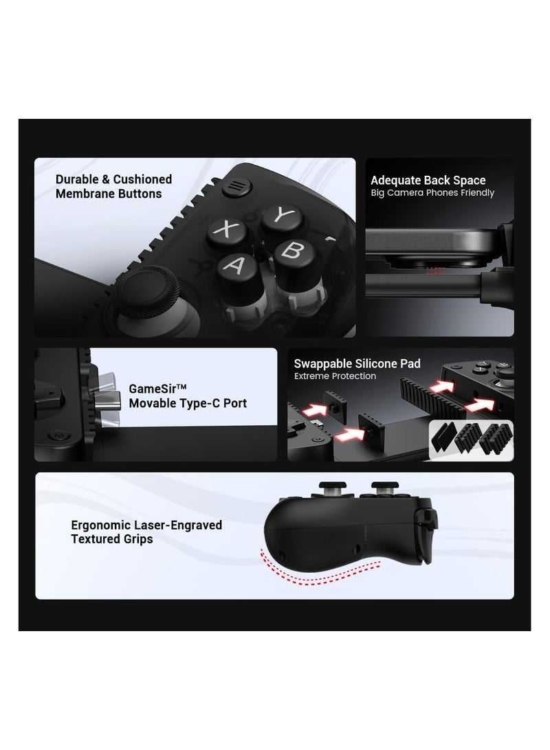 GameSir X5 Lite Mobile Gaming Controller for Android & iPhone 15/16 Series (USB-C), Hall Effect Joystick, Lightweight Ergonomic Phone Controller- Play Genshin Impact & Zenless Zone Zero  - Image 5