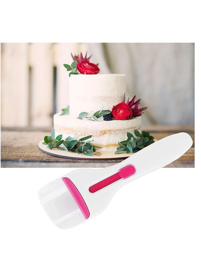 KASTWAVE Cupcake Batter Spoon with One Touch Slide Button, Cupcake Scoop Kitchen Flour Dispenser Spoon, DIY Cupcake Batter Spoon, Home Batter Dispenser Baking Tool, Dishwasher Safe & BPA Free (2Pcs) - Image 2