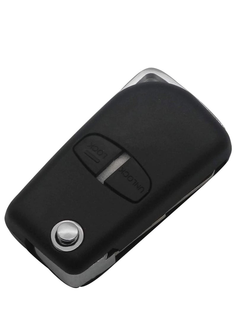 Switchblade Key For Mitsubishi Key Shell Case 2 Button For Mitsubishi Outlander Grandis Pajero Lancer Cover Right Groove