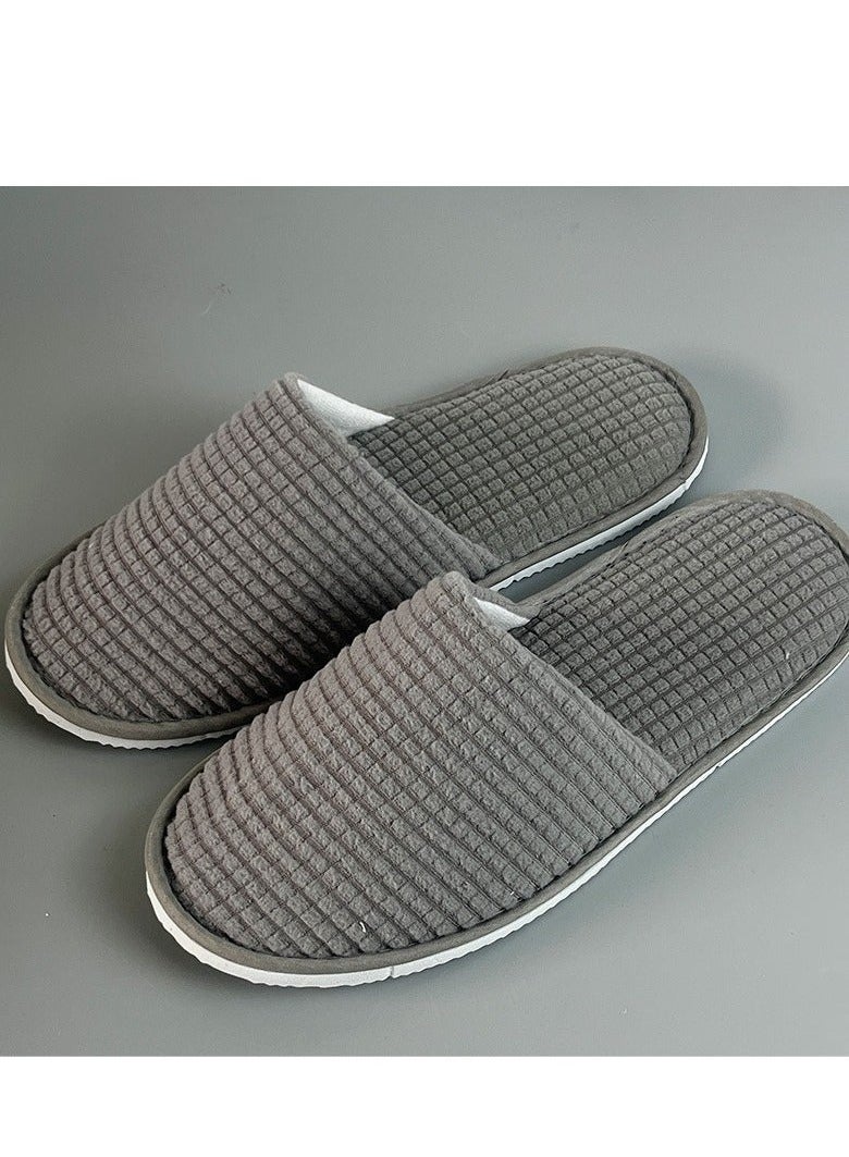 ARUWA 6-Pairs Spa Slippers  Non Slip Disposable Slippers For Guest  Washable Reusable Which Can Be Used As Women Men House Indoor Bathroom Bedroom Hotel Bride Slippers  - Image 3