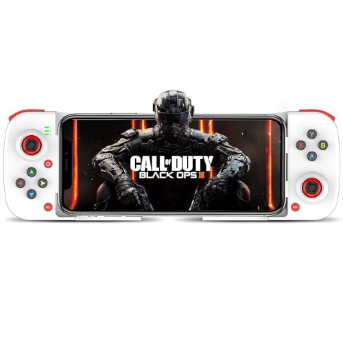 Ninjadog Astra One : Mobile Gaming controller for your Mobile, Tablet, Console or PC (White); Compatible with Android, iPhone, Windows, Mac, PS3, PS4 - Image 1