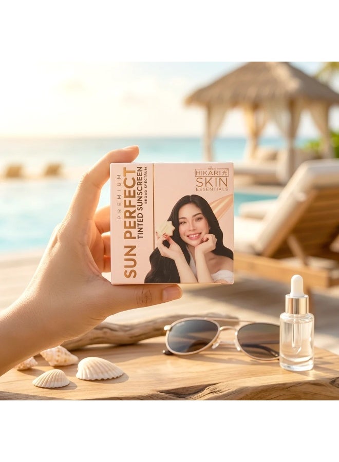 Hikari Glow Confidently with Advanced Everyday Sun Care protection with a sophisticated skincare essential that combines sun defense and beauty care, helping your complexion stay radiant, nourished, smooth, refreshed, and ready to shine wherever you go. - Image 1