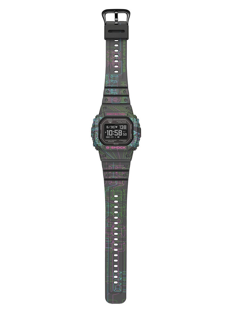 G-SHOCK - Digital Bluetooth 2 Strap & Case Resin Band Watch DW-H5600EX-1 - Image 1