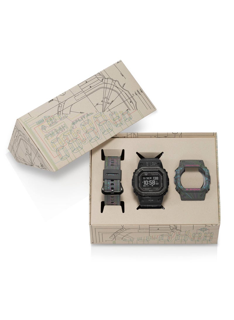 G-SHOCK - Digital Bluetooth 2 Strap & Case Resin Band Watch DW-H5600EX-1 - Image 1