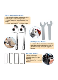 SYOSI 62PCS Printer Tools Kit, 3D Print Model Tool Includes Cleaning Tools Deburring & Disassembly Tool Storage Bag, for 3D Printing Maintenance Cleaning Removing Trimming Finishing Accessories  - Image 2