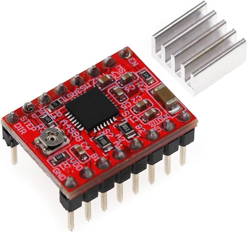 وحدة سائق المحرك الخطوي A4988 للتحكم في إلكترونيات الطابعة ثلاثية الأبعاد والتحكم الرقمي بالحاسب - Image 5