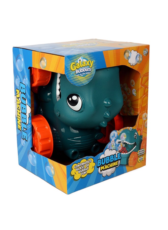 Galaxy Bubbles Dino Bubble Mover With 118ml Bubble Solution  - Image 3