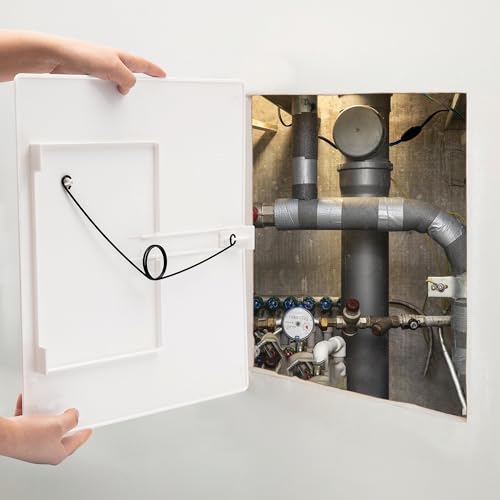 EASY-EXS Access Panels Spring-Fit 14"x14" (External 16"x16") Square (SAP1414) for Drywall, celing, Electrical, Plumbing Hole Covers - Image 3