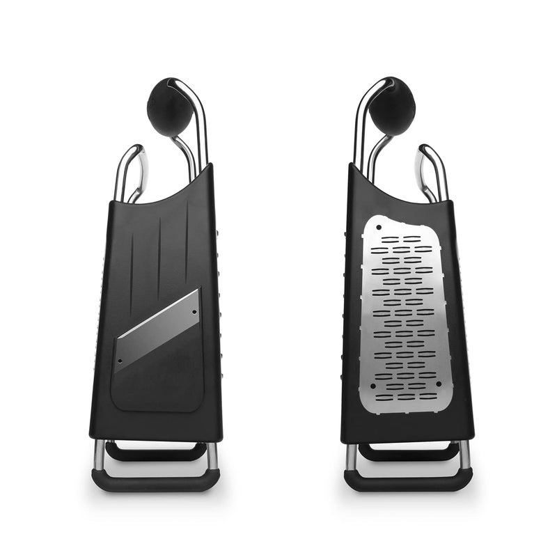 Microplane Four Sided Stainless Steel Ultra-Sharp Multi-Purpose Box Grater - Slicer, Fine, Ribbon, and Extra Coarse Blade Styles - Image 2