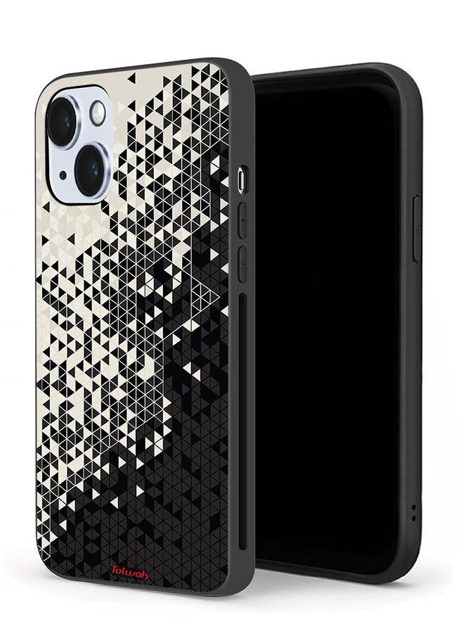 Tolwak - Apple iPhone 14 Protective Case Pattern Digital Art Triangle - Image 1
