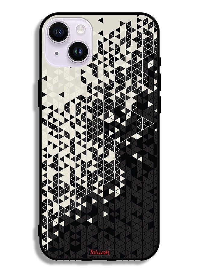 Tolwak - Apple iPhone 14 Protective Case Pattern Digital Art Triangle - Image 1
