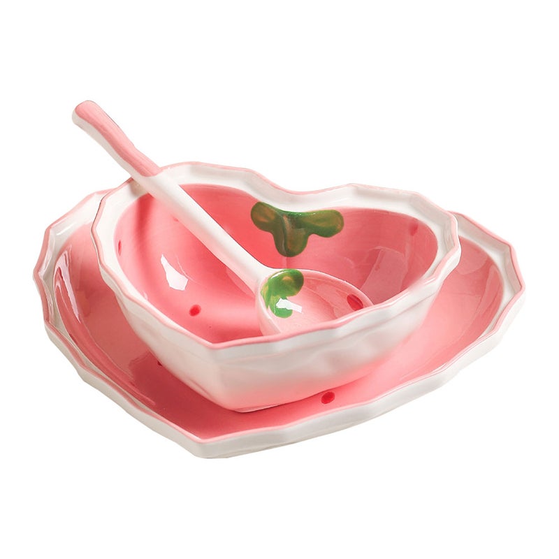 🍳 وعاء سلطة مع صحون وملاعق متعددة الاستخدامات للمطبخ - Image 1