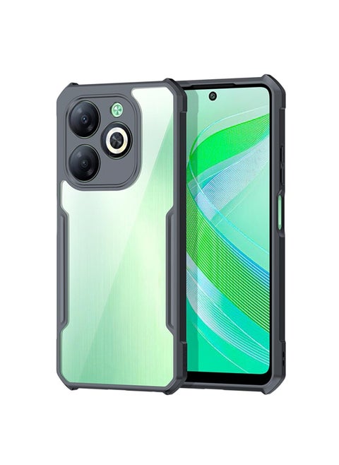 TECNO Spark Go 2024 / smart 8 / TECNO Spark 20 / Tecno Spark 20C 4G Mobile Phone Case Cover, Ultra-Thin Lightweight Cover Soft TPU Bumper + Acrylic Clear Back Case Cover