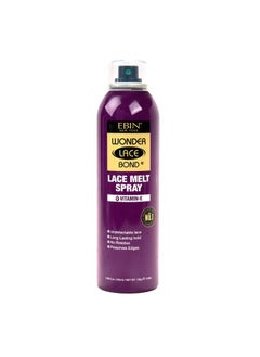 EBIN NEW YORK Wonder Lace Melt Aerosol Spray | Preserves Edges & Undetectable Lace | Long lasting hold | No Residue | Vitamin E + Biotin Infused (180ml./ 6.08oz)  - Image 1