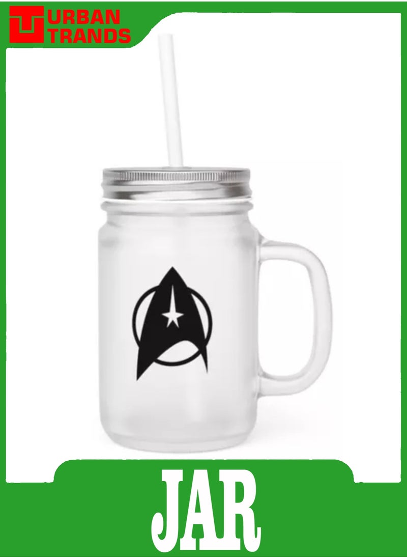 URBANTRANDS Jar With Straw 