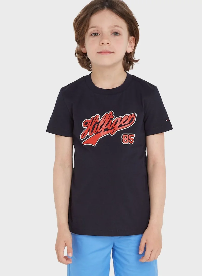 TOMMY HILFIGER Kids Hilfiger Script T-Shirt