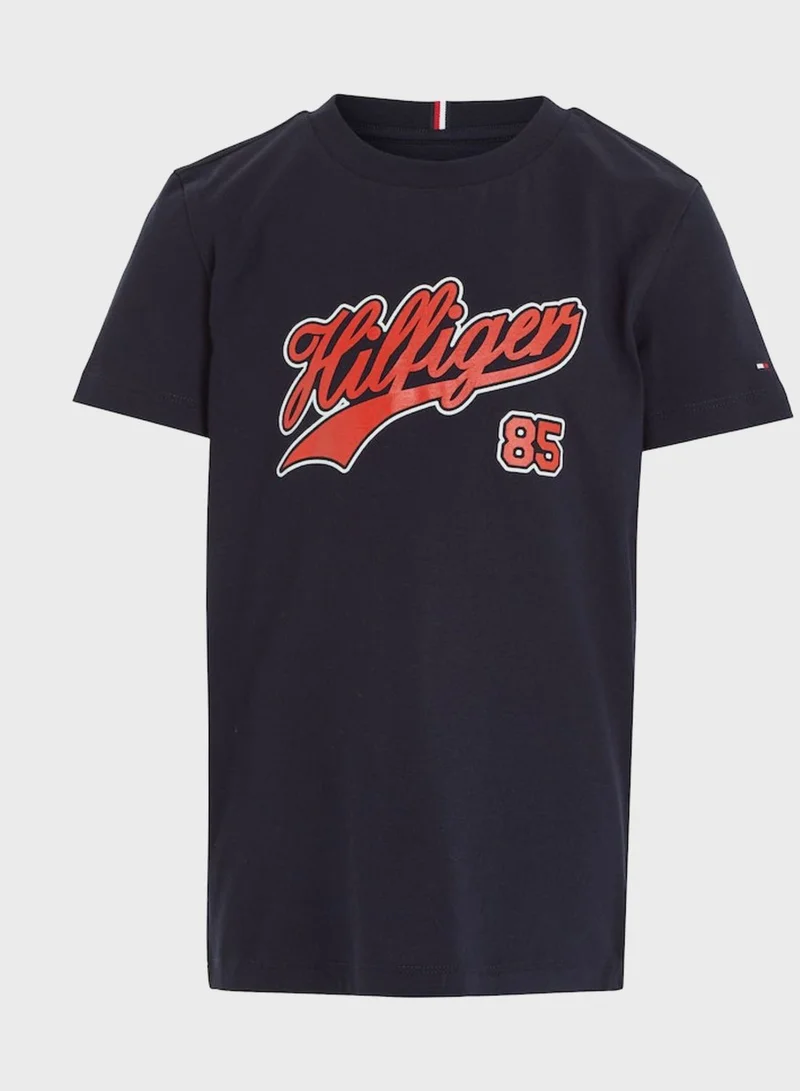 TOMMY HILFIGER Kids Hilfiger Script T-Shirt
