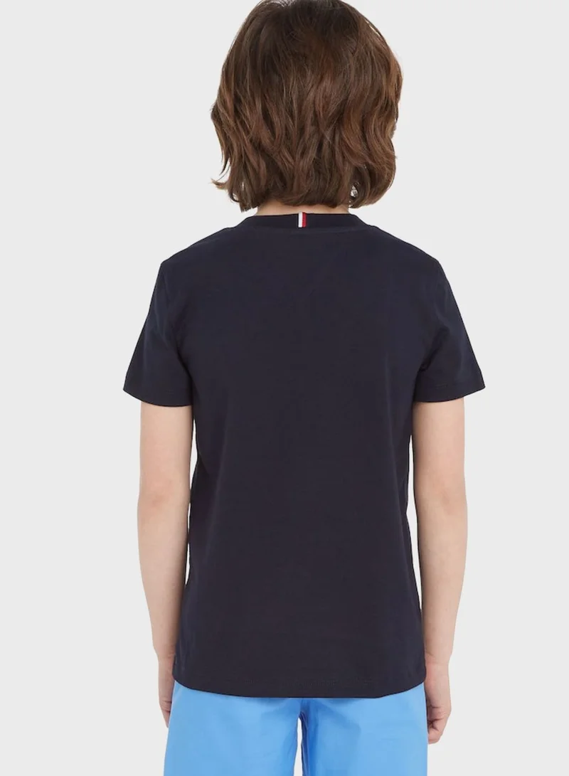 TOMMY HILFIGER Kids Hilfiger Script T-Shirt