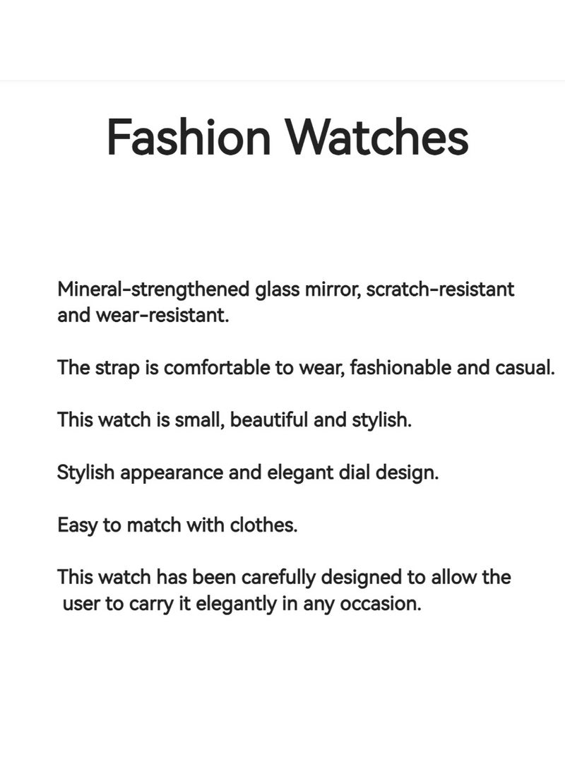 Generic Fashionable Ladies Bracelet Watch with Diamonds Simple Student Watch (Gold)  - Image 2