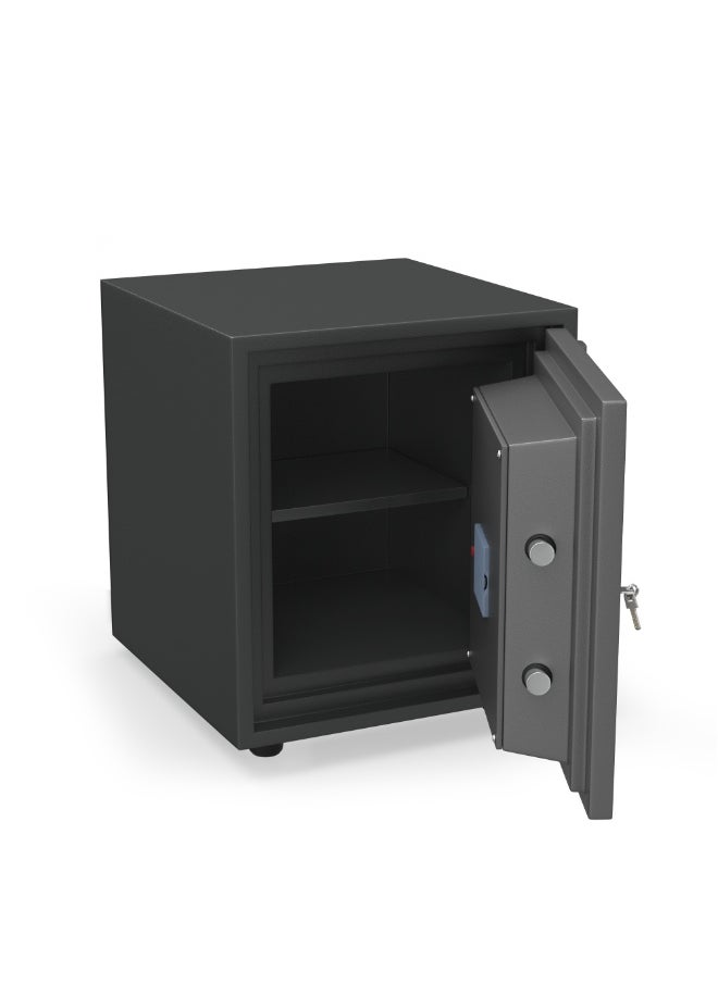 RIGID - Fire Resistant Steel Safe with Digital & Key Lock, 70Kg - Image 1