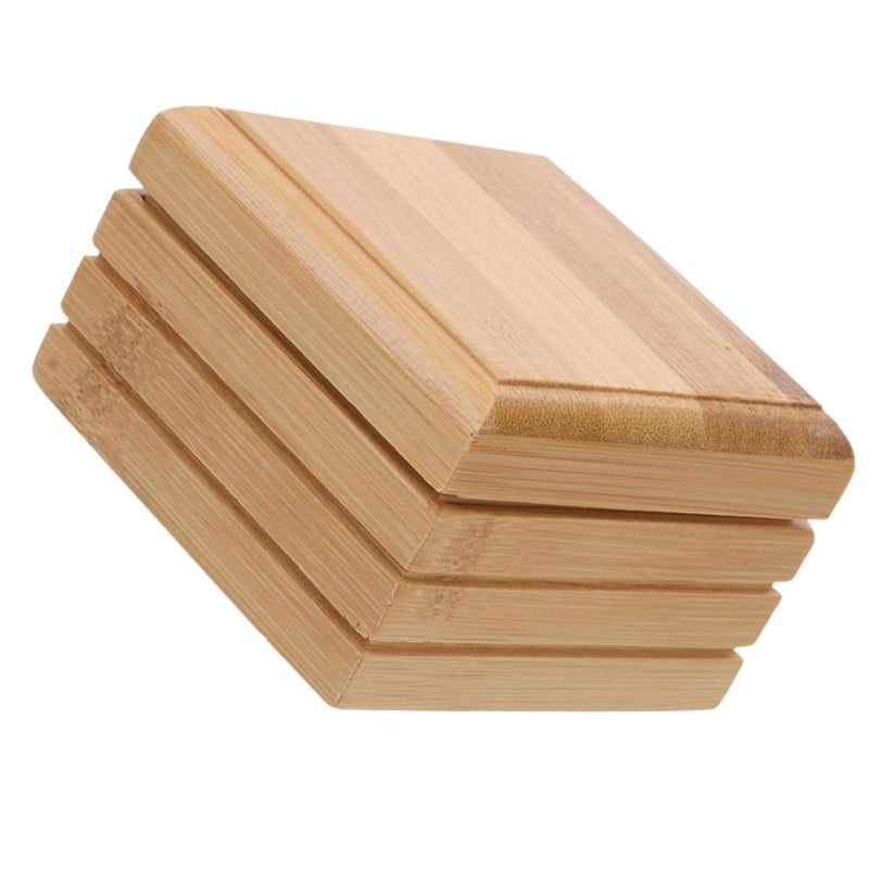 Soap Storage Box with Lid and Drain Tray for Bathroom and Travel Use - Image 2