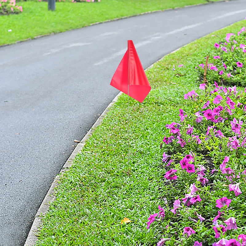 100 pcs Yard Marker Flags: Ground Marking Irrigation Flags For Garden Lawn Landscape Sprinkler Irrigation Dog Training Construction - Image 5