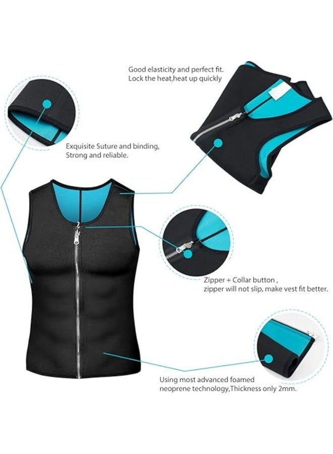 Fstyle Neoprene Sauna Heat Vest for Men and Women Burn Belly Fat - Image 3