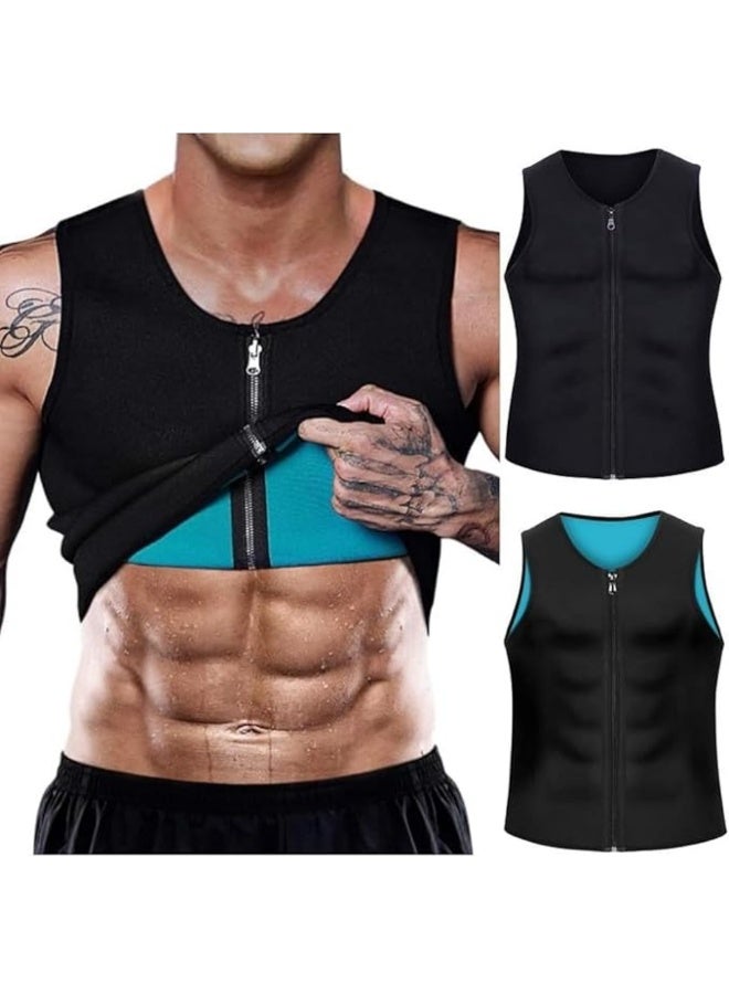 Fstyle Neoprene Sauna Heat Vest for Men and Women Burn Belly Fat - Image 1