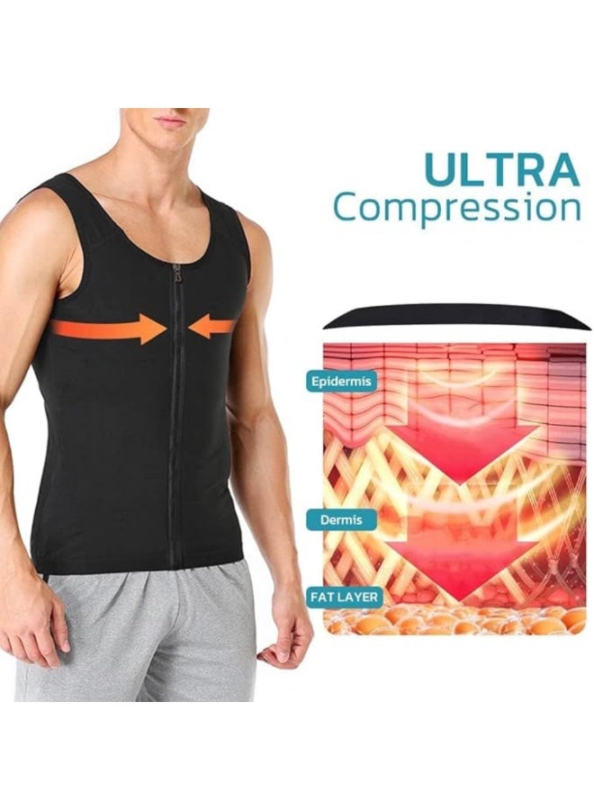 Fstyle Neoprene Sauna Heat Vest for Men and Women Burn Belly Fat - Image 2