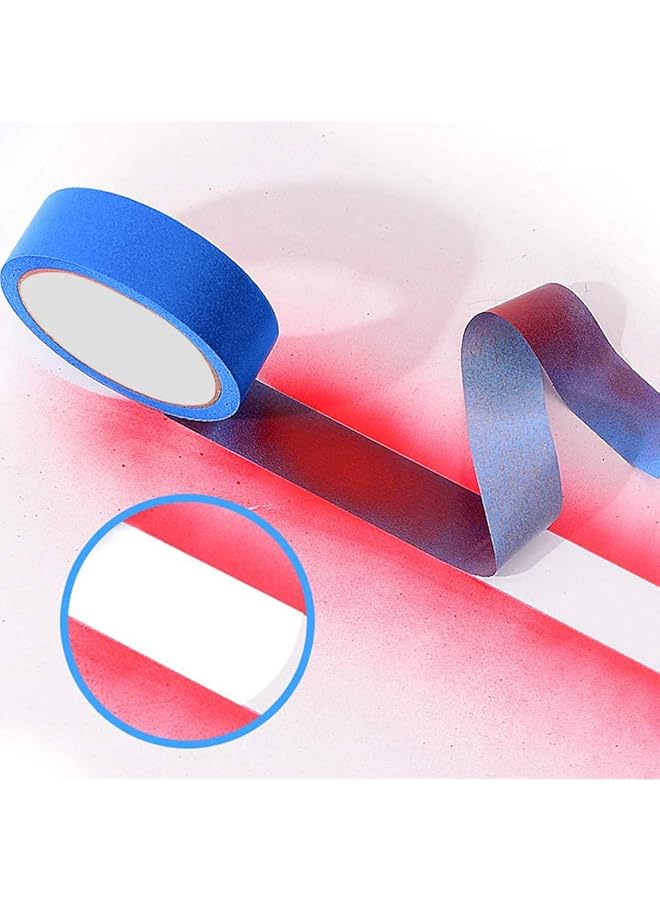erorex 10 Rolls Blue Painters Masking Tape Painting And Decorating Painters Masking Tape Multisurface 25Mm Wide 20M Long Professional And Diy Use Decorating Crafts Body Spraying - Image 4
